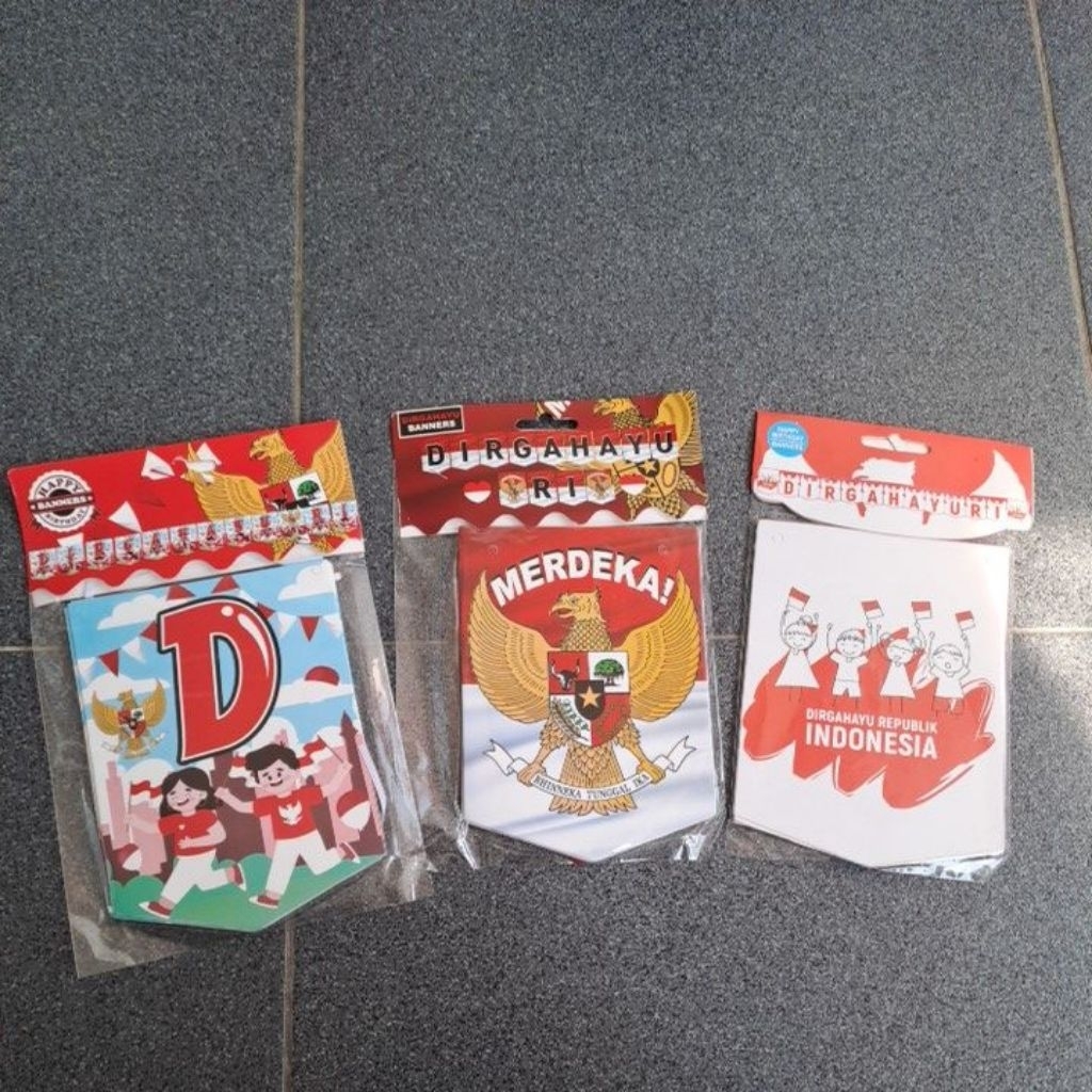 BANNER FLAG DIRGAHAYU RI HIASAN HUT RI