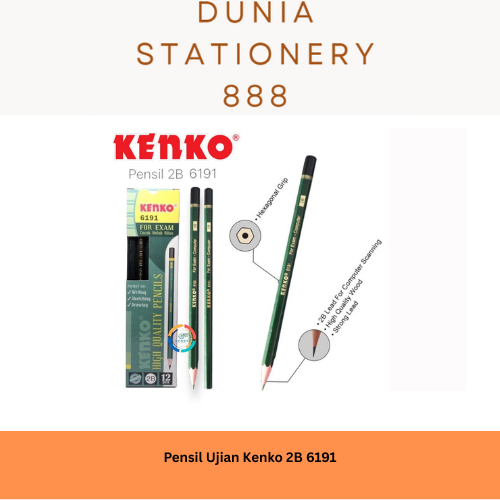 

Pensil Ujian Kenko 2B 6191 Pensil Ujian