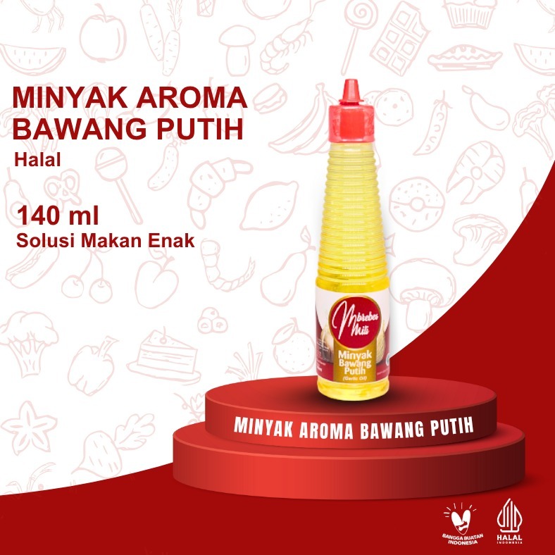 

Minyak Bawang Putih Premium 140ml – Aroma Wangi, Rasa Gurih / Garlic Oil