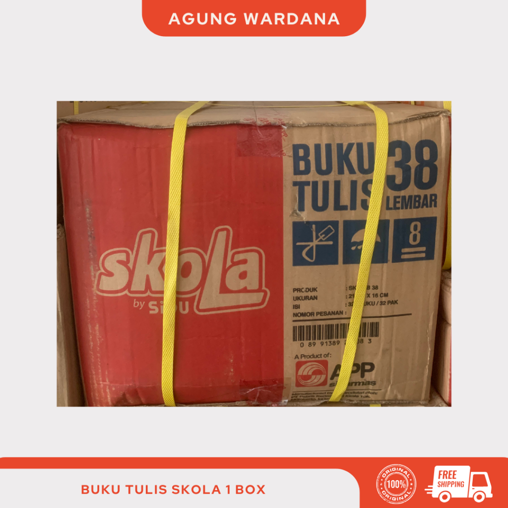 

BUKU TULIS SKOLA ISI 38 DAN 58 1 BOX / DUS