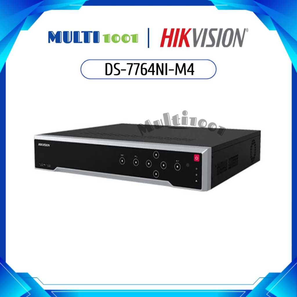 DS-7764NI-M4 HIKVISION NVR 64 CHANNEL 4 SLOT HDD - GARANSI 2 TAHUN