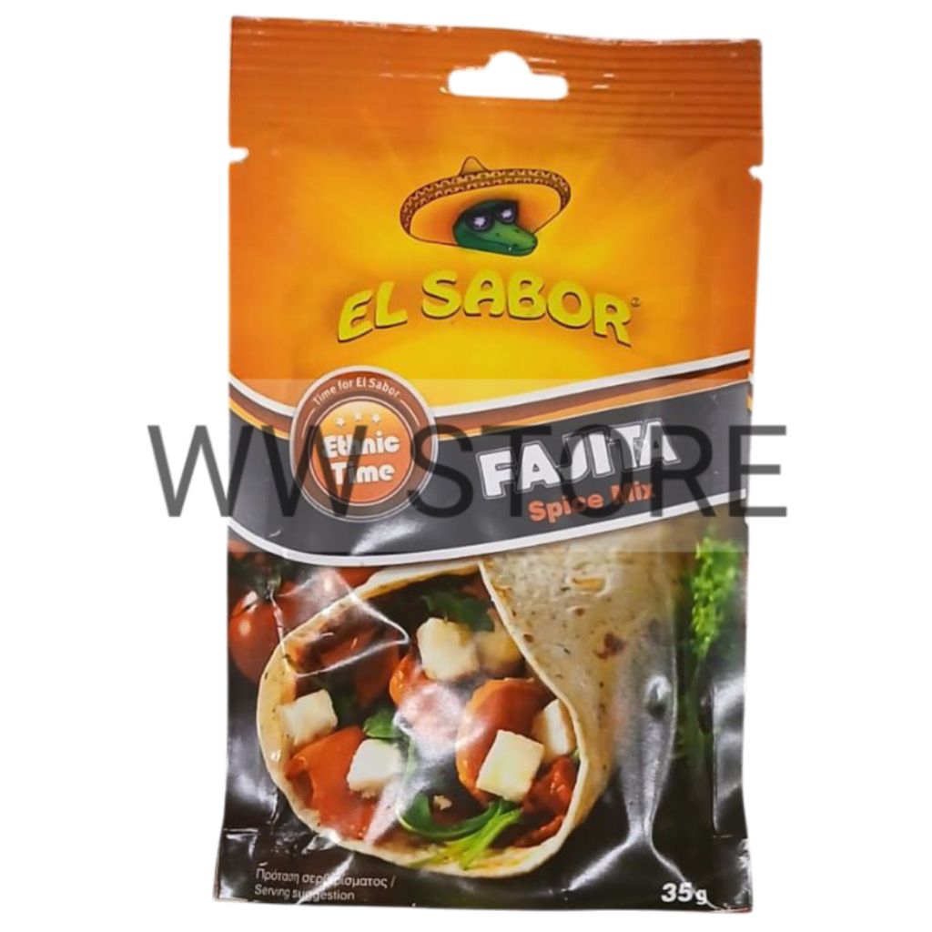 

Bumbu Siap Pakai Netherlands EL SABOR FAJITA Spice Mix 35g