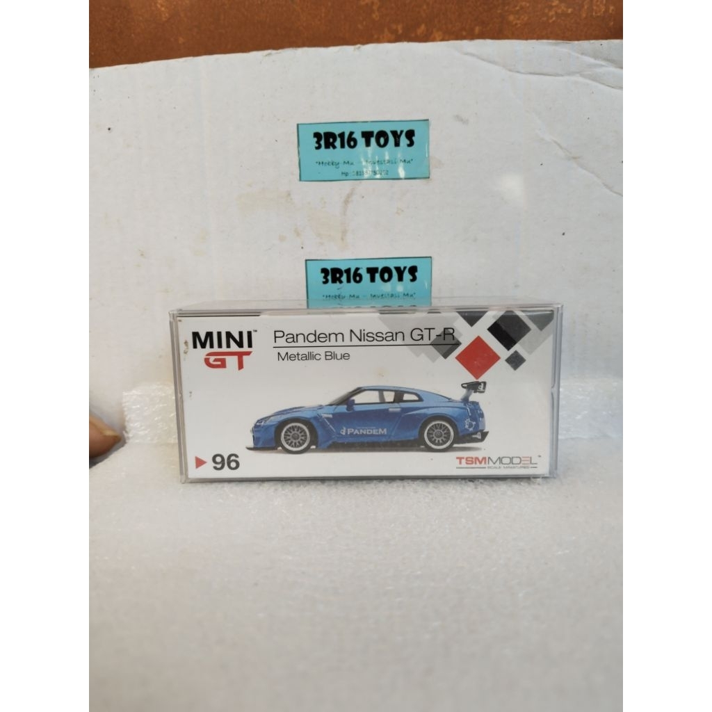 Mini GT Nissan GTR R35 Blue No. 96
