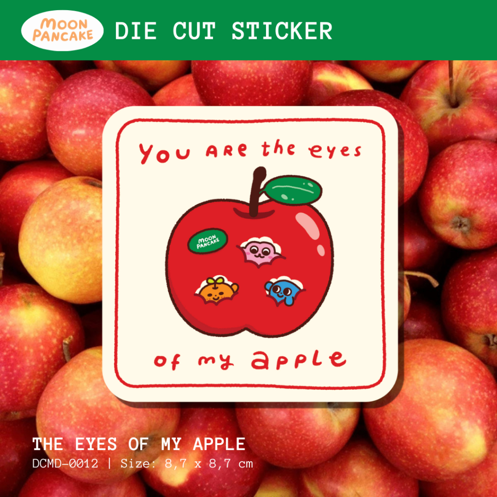 

Moon Pancake Die Cut Sticker (Stiker Koper) - The Eyes of My Apple