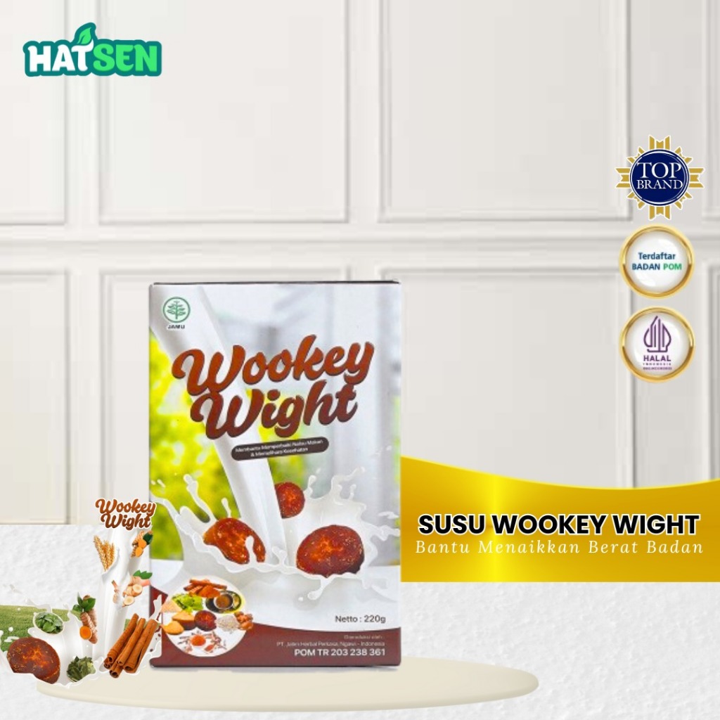 

Wookey Weight - Susu Penambah Berat Badan 220gr Paket Nutrisi