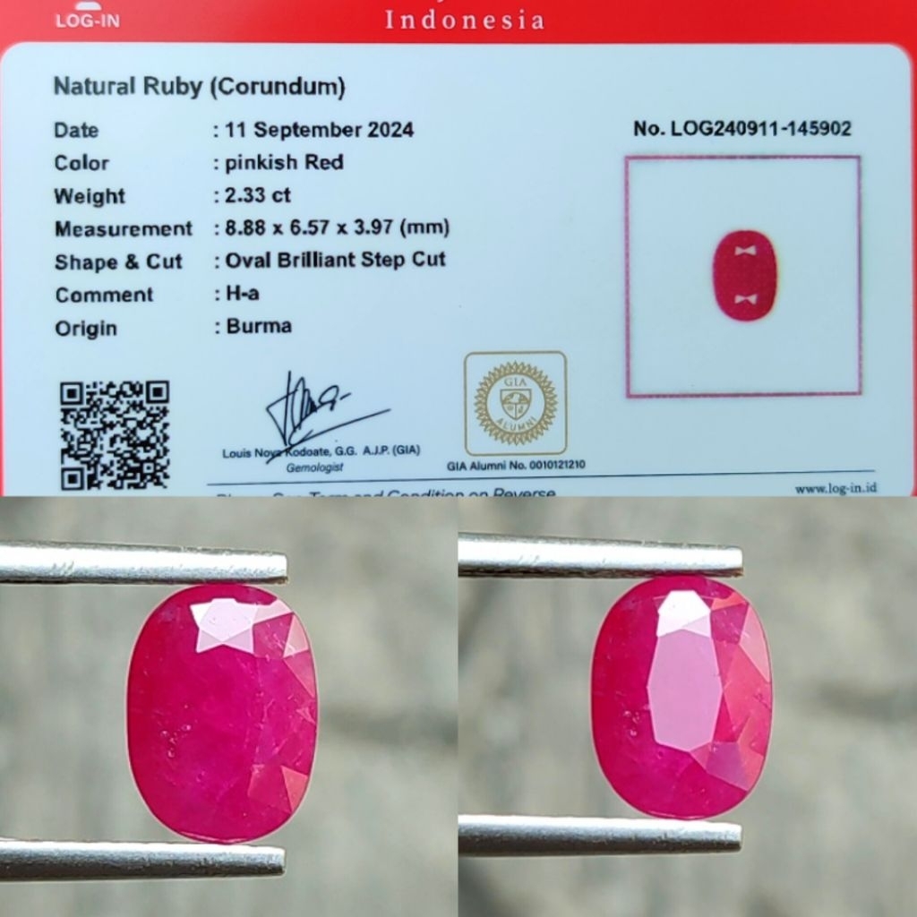 Natural Ruby Burma
