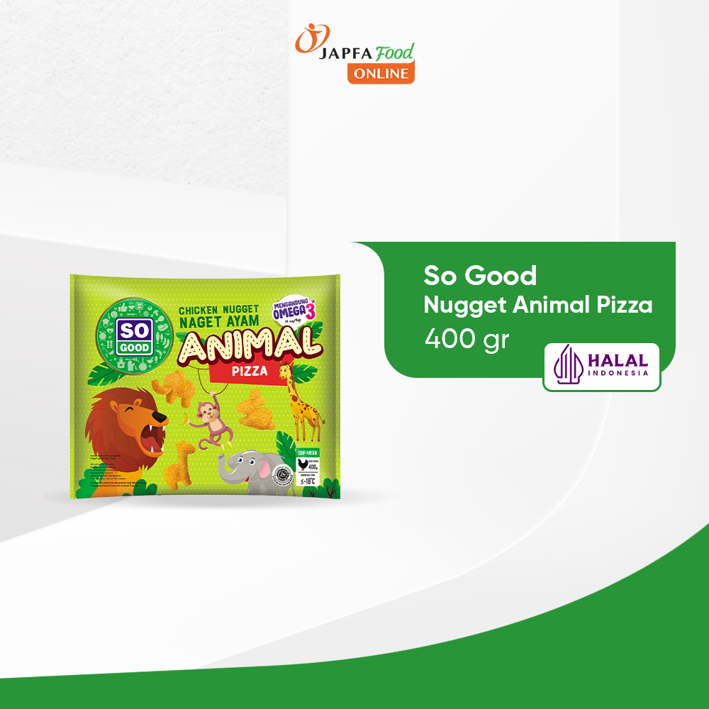 

So Good Nugget Ayam Animal Pizza 400gr