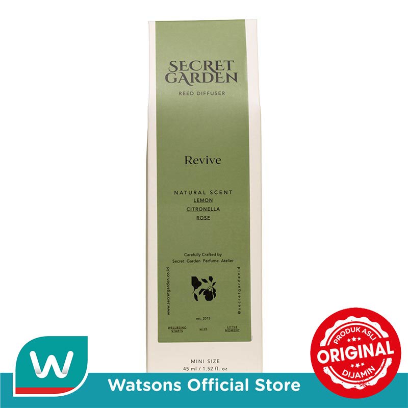 Secret Garden Reed Diffuser Revive 45ml