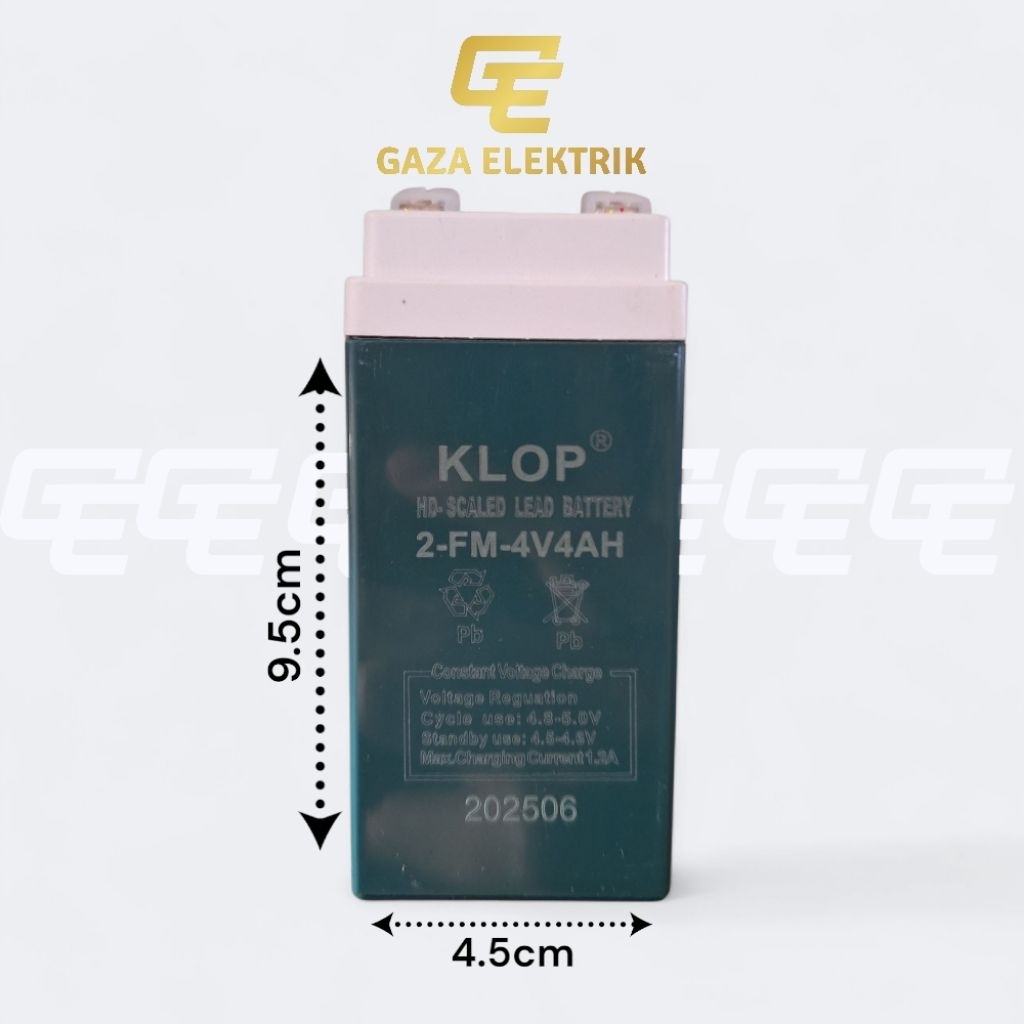 Aki timbangan digital 4V 4AH