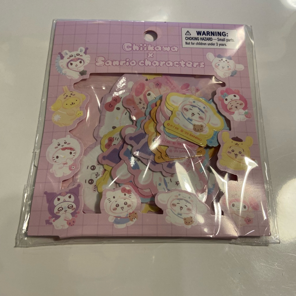

chiikawa x sanrio collaboration sticker