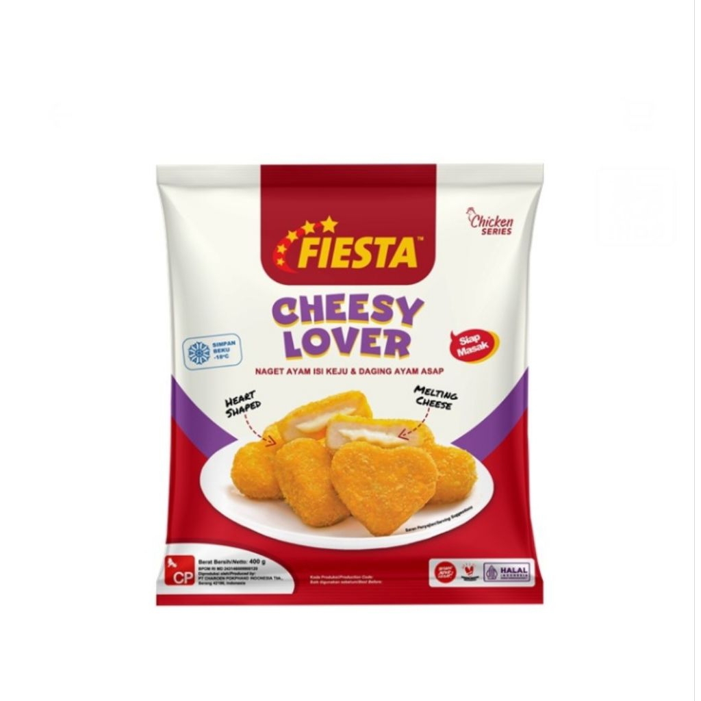 

fiesta cheesy lover pack 400 gram