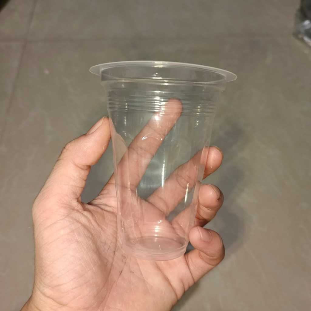 Gelas Plastik Cup Aqua 220 ML Bening 1 Pack Isi 50 / Cup Aqua Gelas Plastik