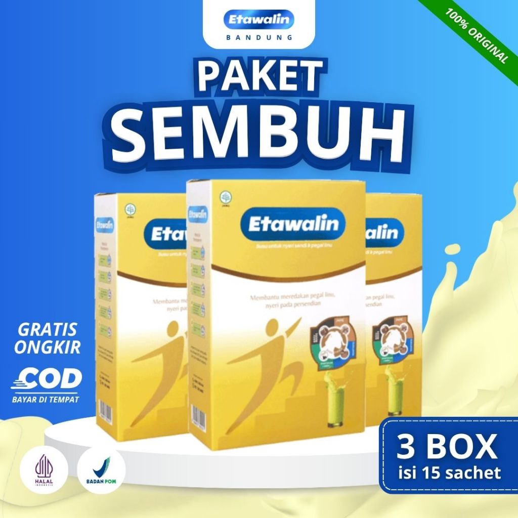 

Paket Sembuh 3 Box Etawalin - Susu Kambing Etawalin Asli Original Atasi Nyeri Sendi dan Tulang