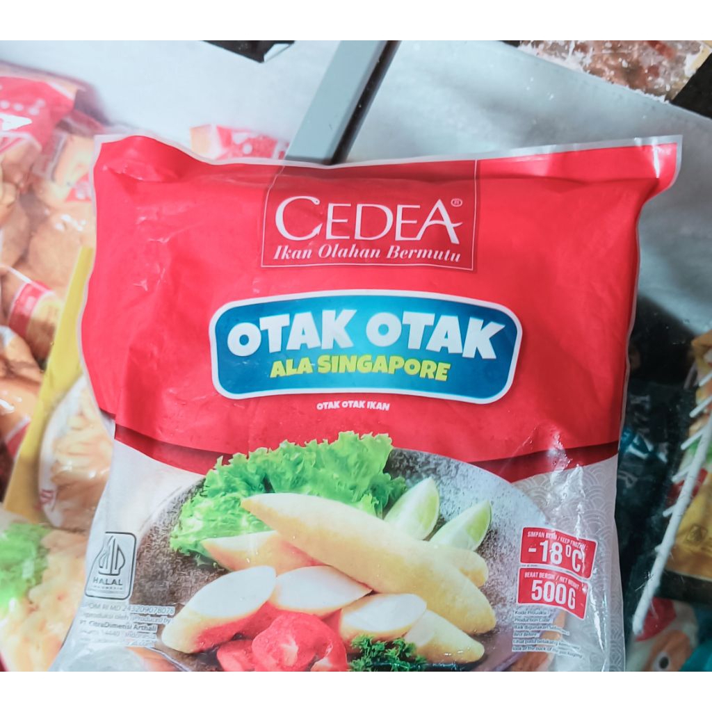 

Cedea Otak Otak Singapore Ikan Olahan Bermutu 500rm Zabir Frozen Food