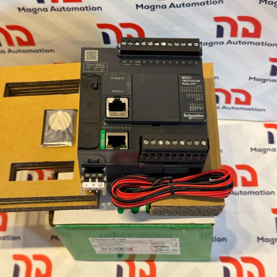 TM221CE16R PLC Schneider 16IO Modicon M221