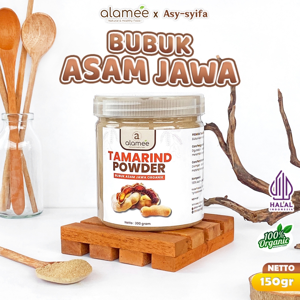 

ALAMEE Bubuk Asam Jawa Tamarind Seasoning Poweder Murni Tanpa Campuran Bumbu Masakan Dapur 300gr