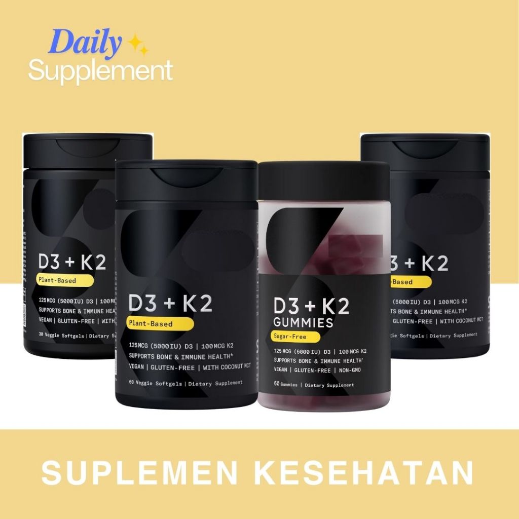 SR Sport Research Vitamin D3 + K2 with Coconut MCT Oil 125 mcg - 60 & 120