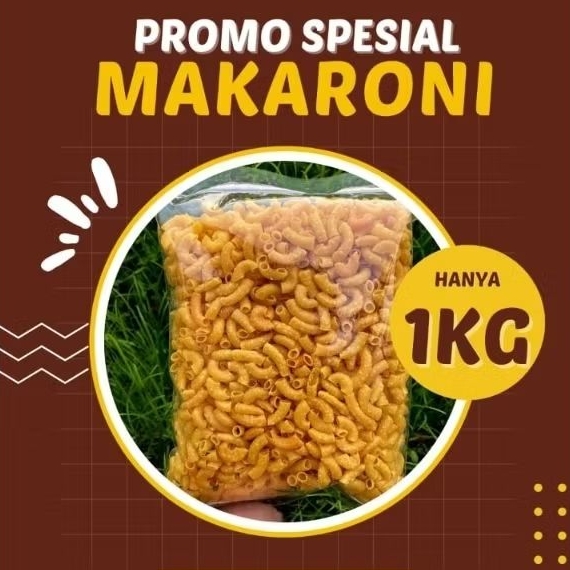 

Makaroni Cikruh Original PEDAS Daun Jeruk Viral 1KG Cemilan Sultan Cianjur Dijamin Enak Renyah Deh