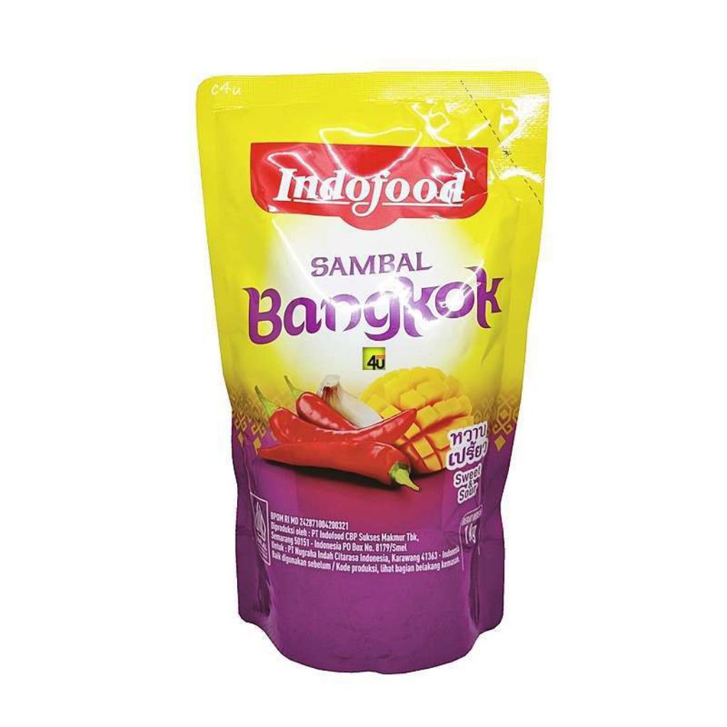

Indofood Sambal Bangkok, SausTomat & Sambal Exstra Pedas 1kg (Baca Deskripsi)