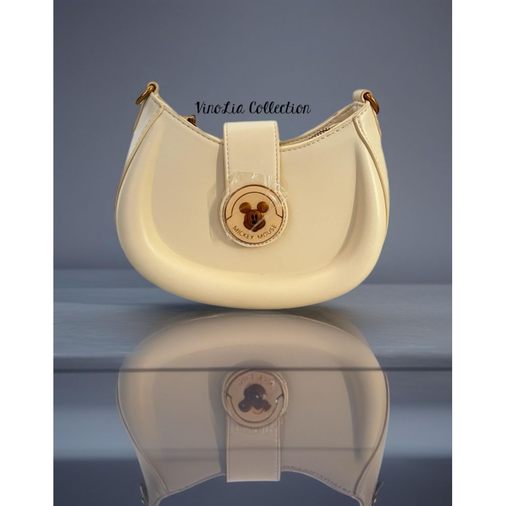 Disney Bag Original - Tas Selempang Wanita - Tas Disney Original White #D2450