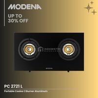 Kompor Portable Gas Modena PC 2721 L / Portable Cooker / Kompor 2 Tungku Modena 70cm