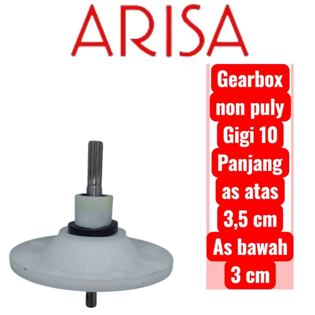 Gearbox gearbok girbok mesin cuci 2 tabung arisa non puly