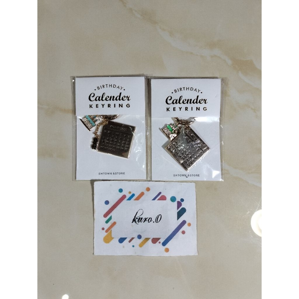 [SEALED] SNSD Girls' Generation Birthday Calender Keyring Official Merchandise