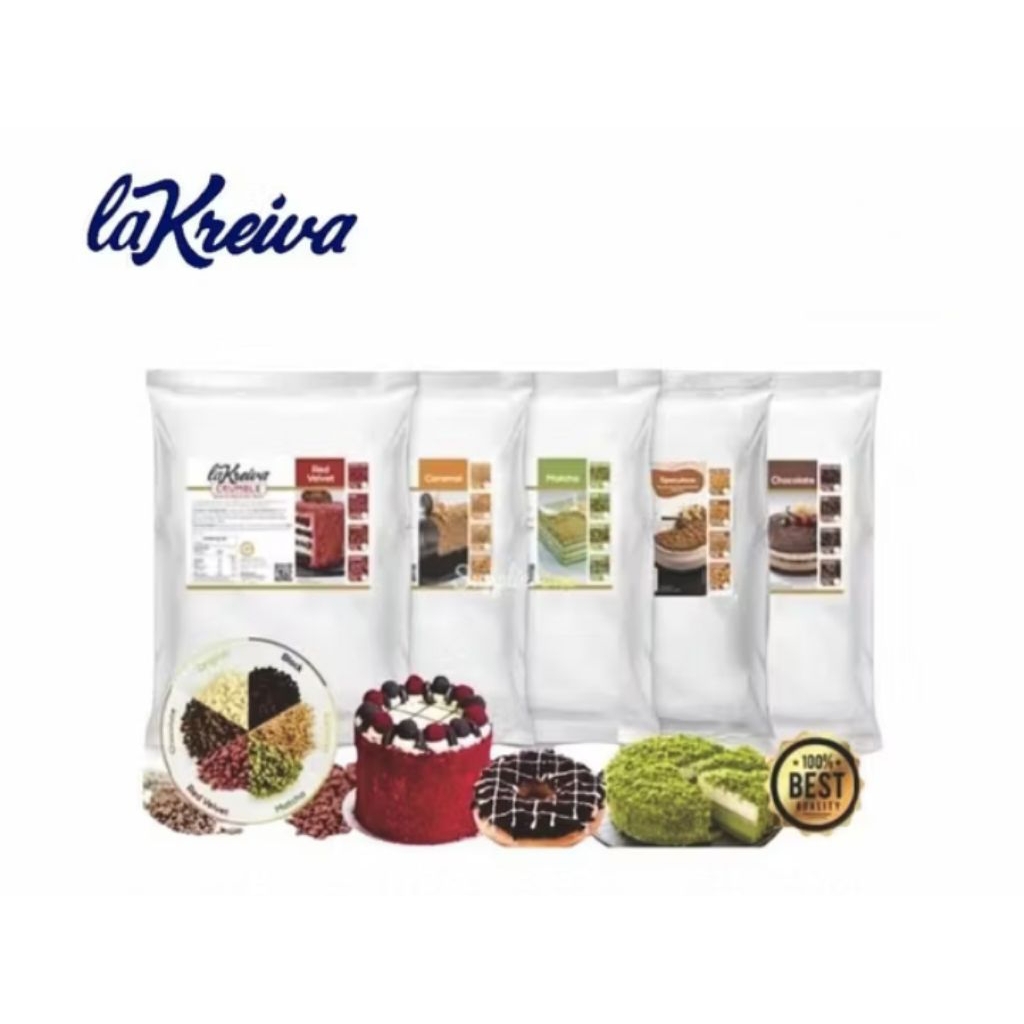 

La Kreiva Crumble Cookie Crumb All Variant Kemasan Repack