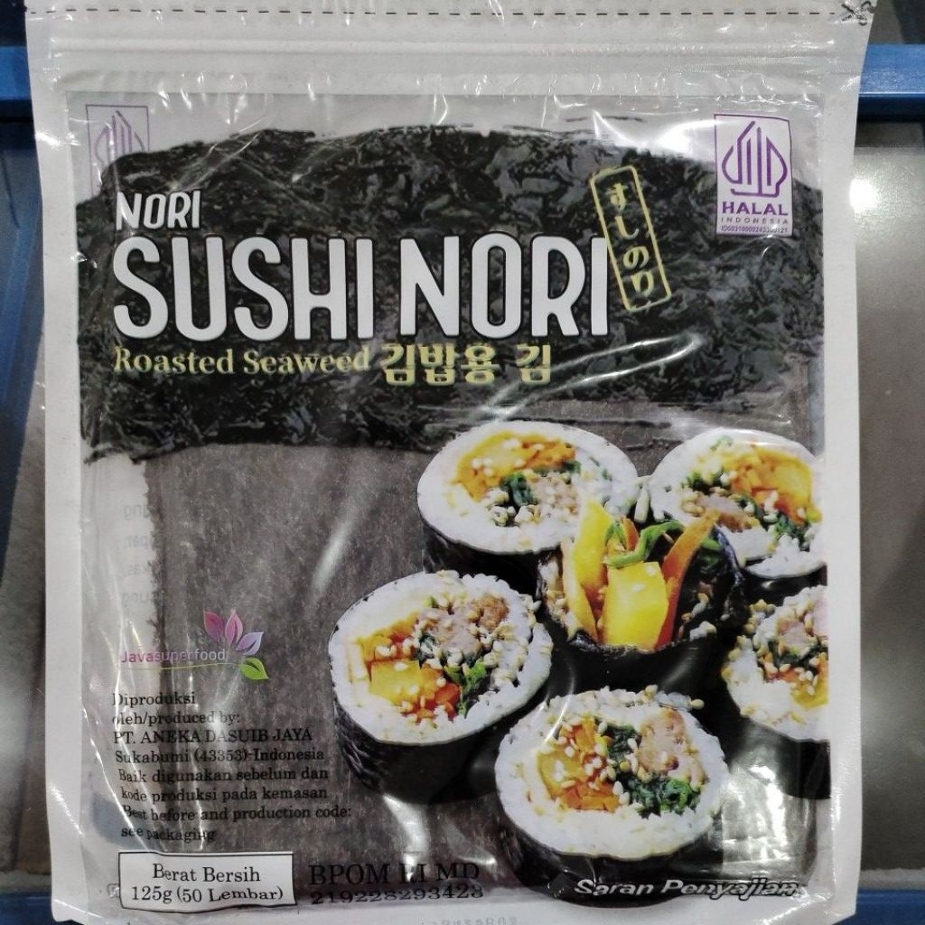 

Sushi Nori Roasted Seaweed 125gr/50 Lembar - JAVA SUPER FOOD