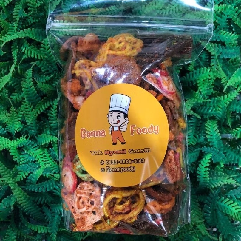 

KERUPUK SEBLAK MIX ISI 250 GRAM | BANNA FOODY