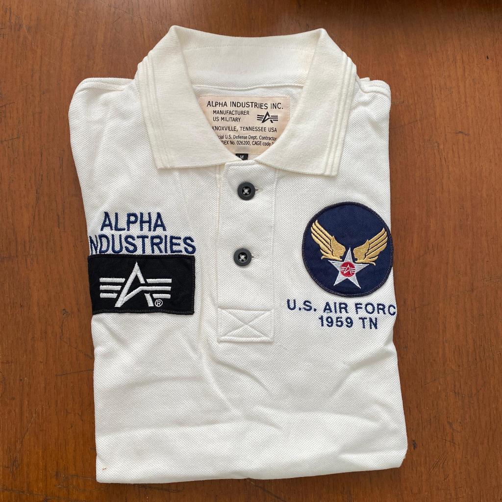 Alpha Industries x U.S. Air Force, Vintage Polo Shirt