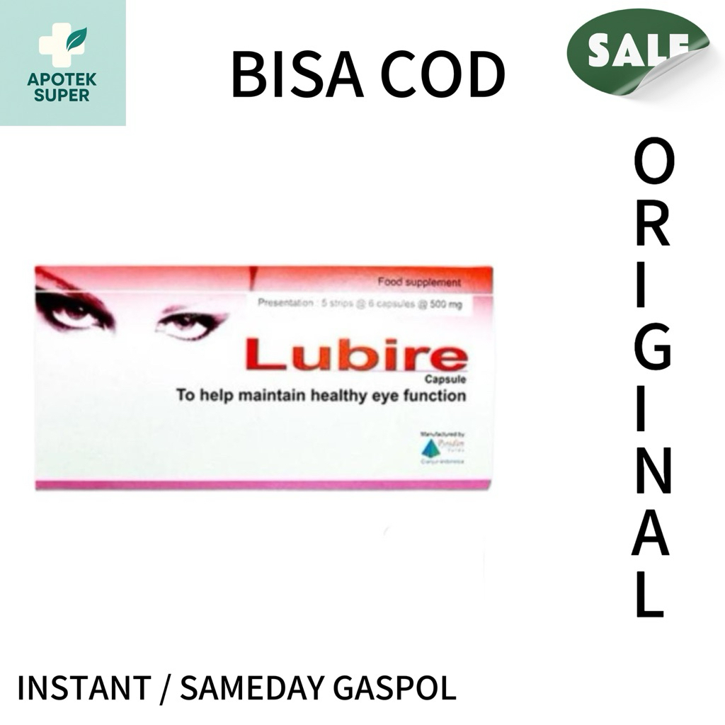 Lubire Box Isi 30 Tablet Vitamin Suplemen Mata