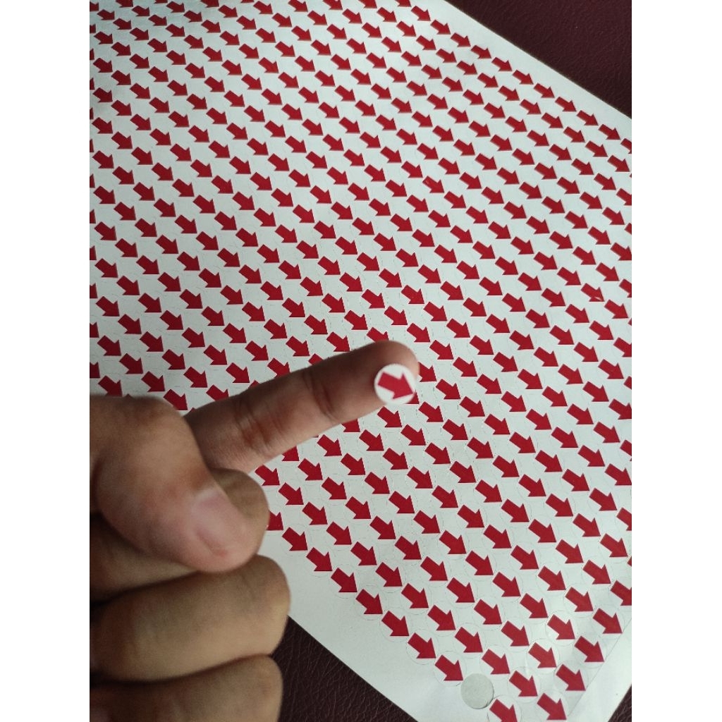 

kostum Stiker +- 1 cm sudah cutting Label Mini Bulat/Kotak F4 – Untuk Kemasan, Undangan, Souvenir, Penanda