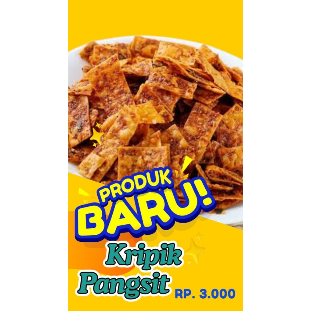 

KRIPIK PANGSIT PEDAS / GURIH kemasan 1 KG