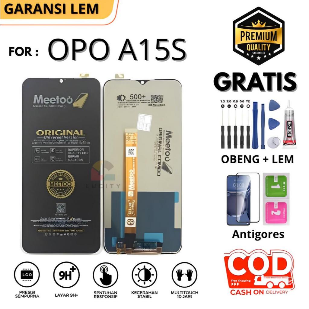 Lcd Touchscreen OPPO A15S  > Fullset OriginaL Layar HP 100% Bisa COD Bayar ditempat