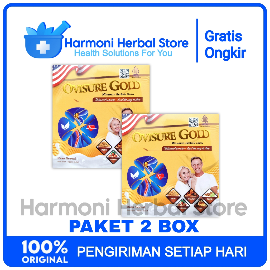 

2 Box Ovisure Gold Original Asli USA Susu Untuk Pengobatan Tulang Sendi Terbaik