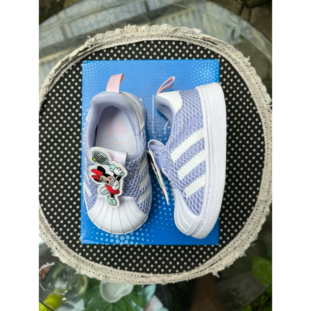 adidas Lifestyle adidas Originals x Disney Mickey Superstar 360 Shoes Kids Unisex Purple IE0680