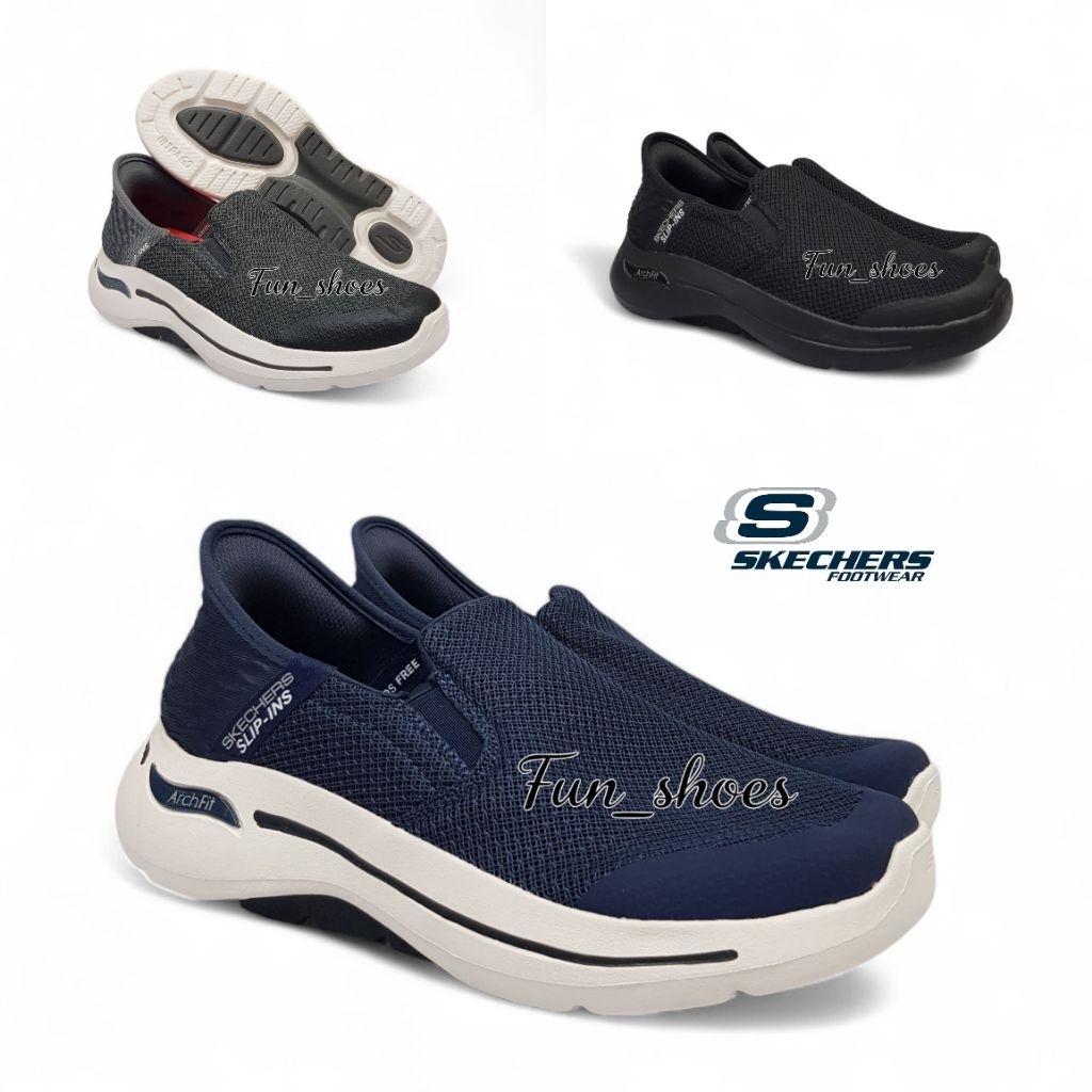 Sepatu Skechers Pria - Skechers Pria SLIP IN ARCH FIT