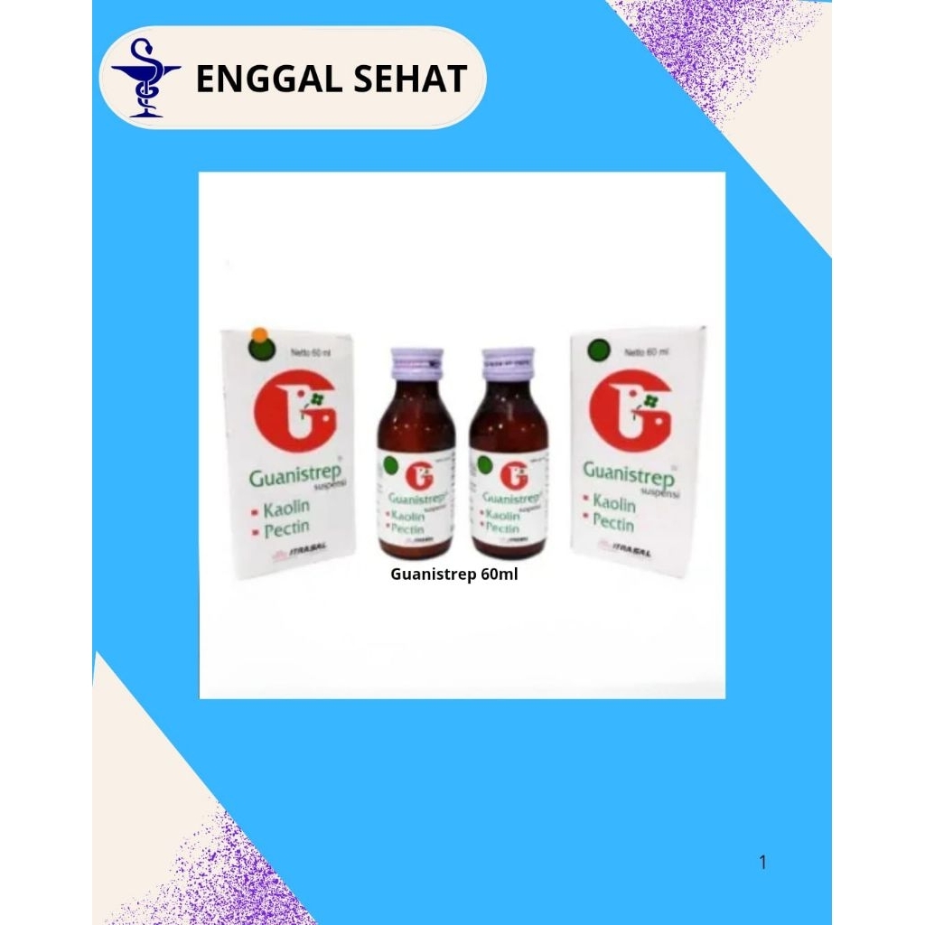 

Guanistrep Syrup Isi 60 Ml Botol