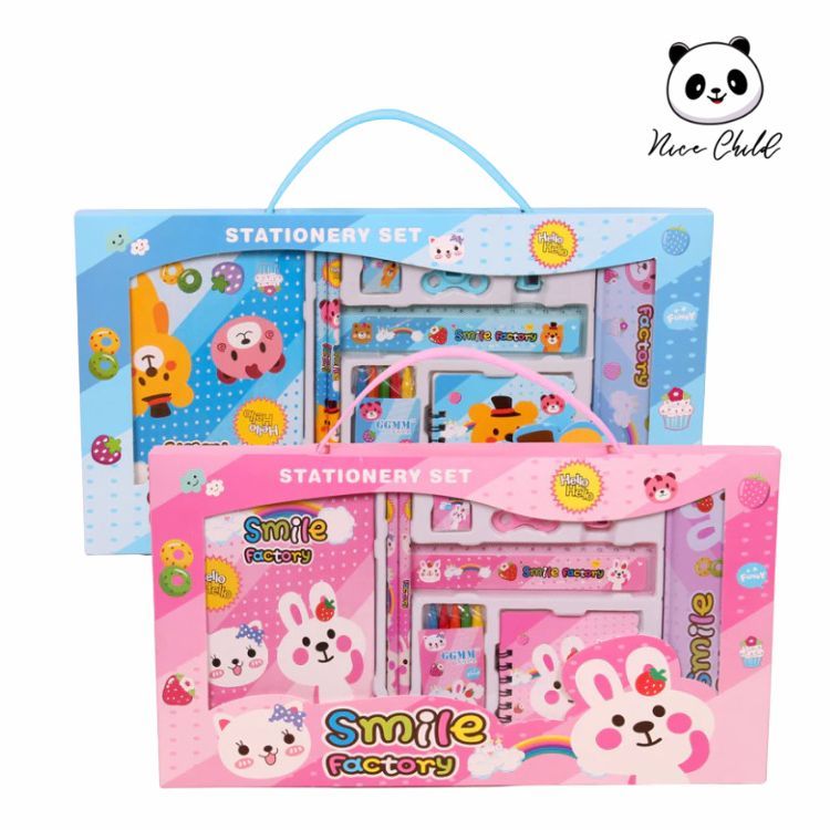 

NICE CHILD Set Alat Tulis 8 In 1 / Set Alat Tulis Anak Motif Kartun / Stationery Set 8 In 1 Lucu