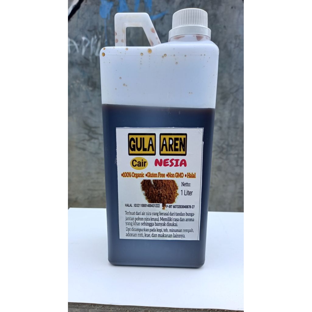 

GULA AREN CAIR ORGANIK PREMIUM 1 LITER