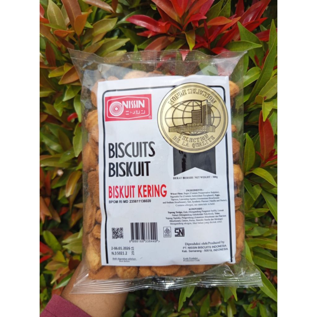 

Kue Kering Nissin | Nissin Kering biskuit | Kemasan 300 gr | Camilan atau snack manis.