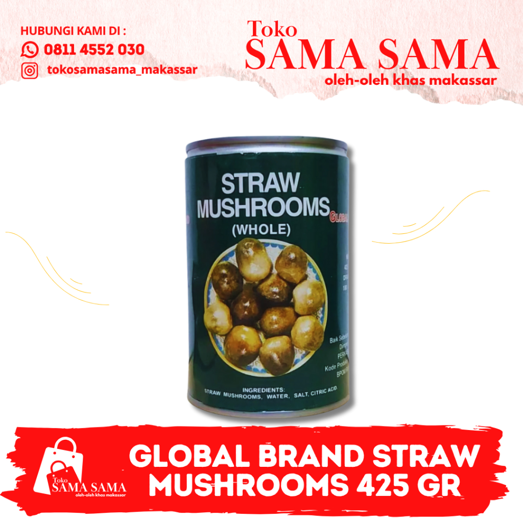 

GLOBAL BRAND STRAW MUSHROOMS 425 GR