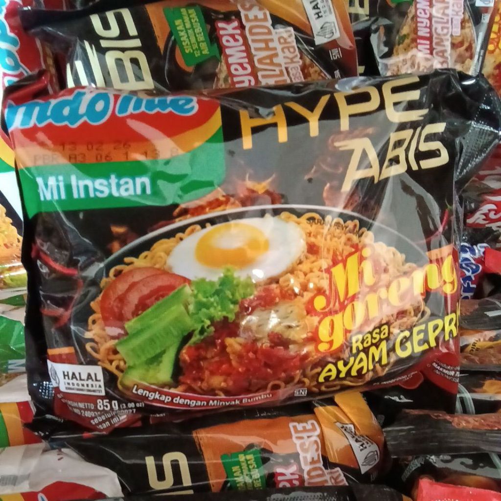 

Indomie Ayam geprek