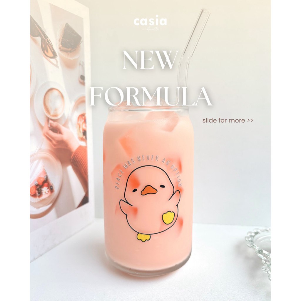 Glass Tin - Custom - Gelas Custom UV Print - Gelas Kaca Custom Gambar - Gelas Aesthetic