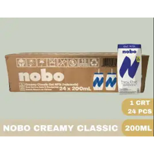 

Nobo Oatmilk Creamy Classic 200 ml [Karton isi 24 pcs]