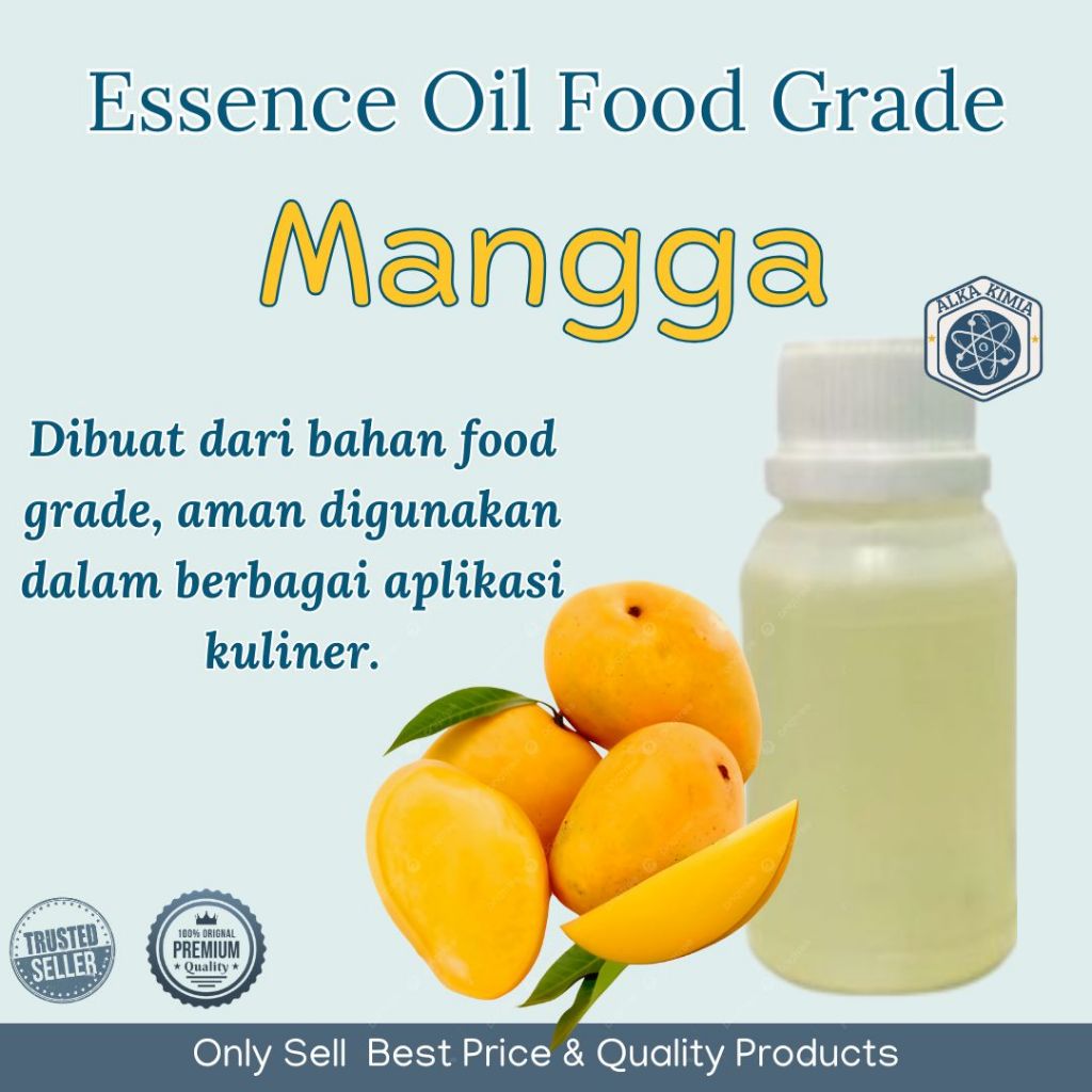 Food Grade Essence Oil Mangga 100gr / Penambah Aroma Mangga Makanan Minuman 100% Murni