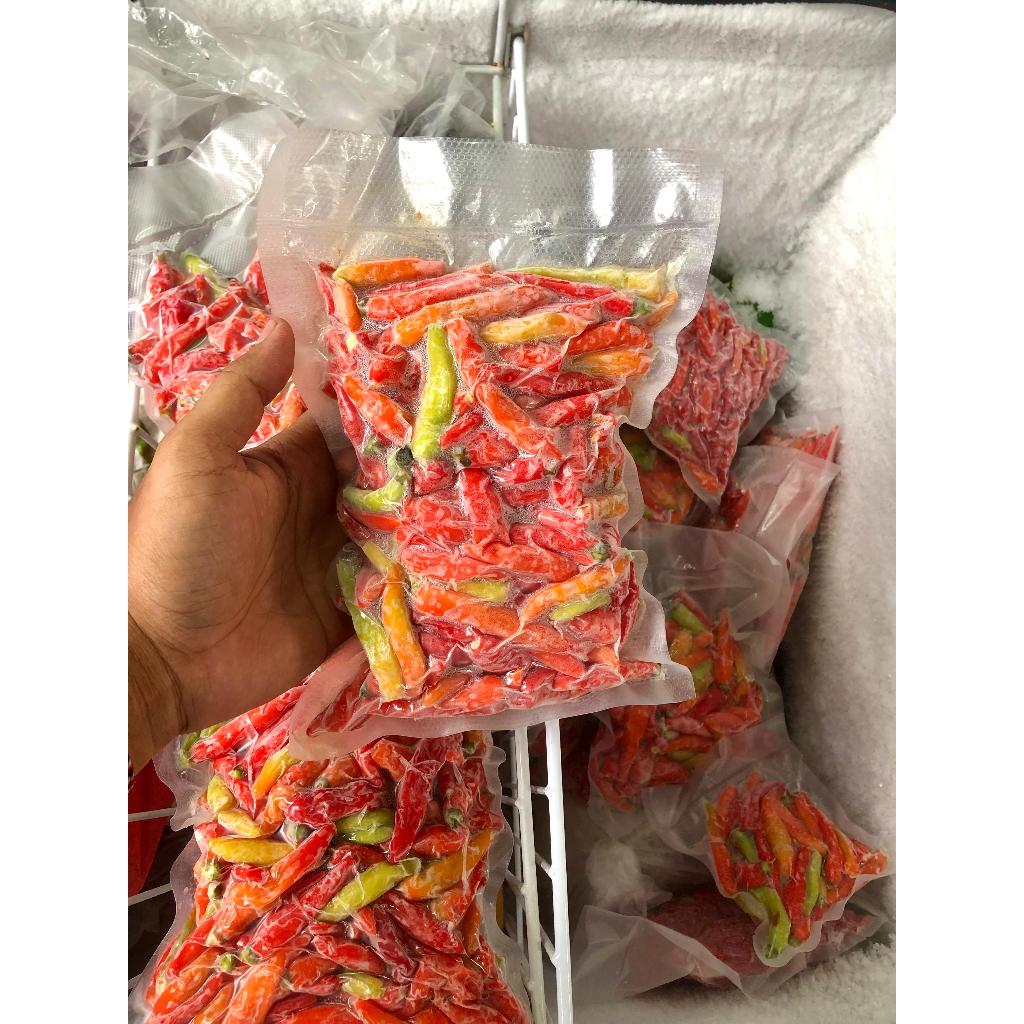 

Cabe Rawit Premium Tanpa Tangkai Bersih Vakuum Frozen