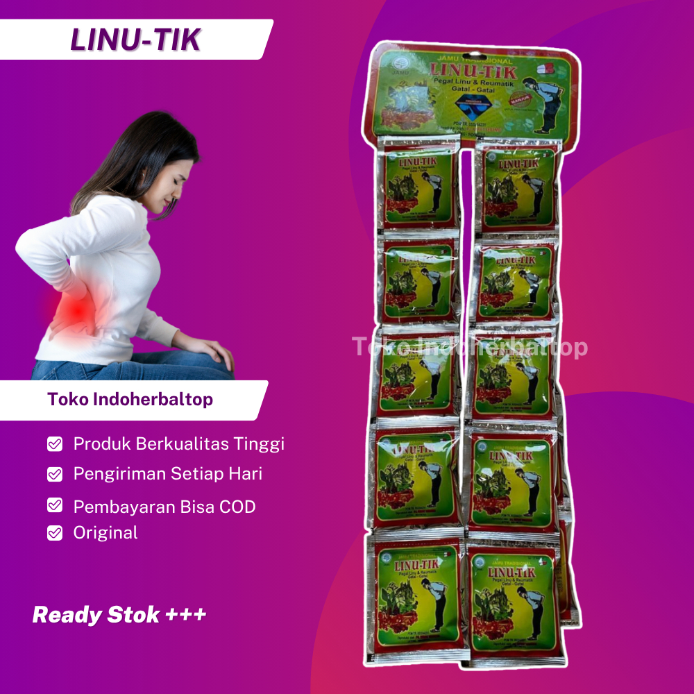 

Kapsul Linutik Ramuan Pegal Linu Reumatik