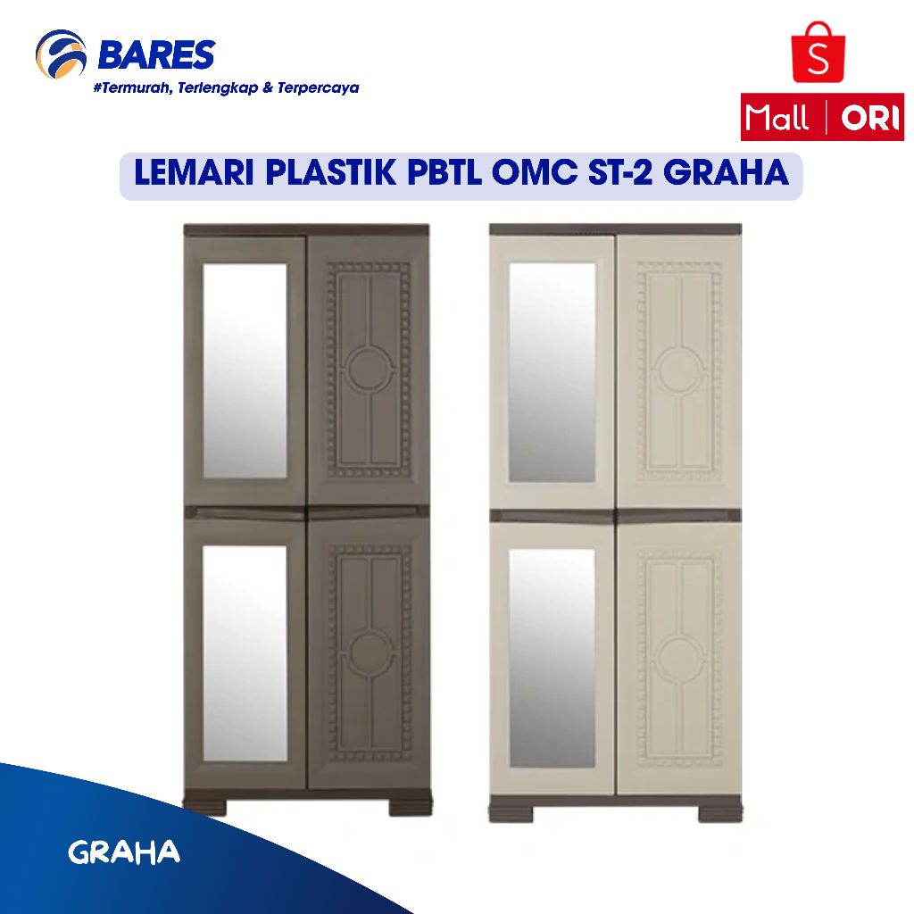 OLYMPLAST Lemari Plastik PBTL OMC ST-2 Graha